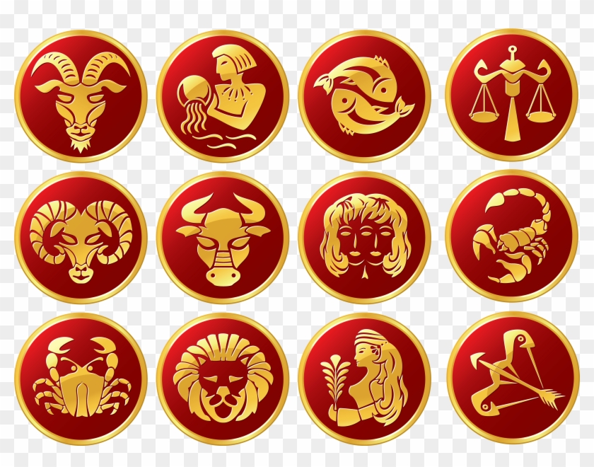 Zodiac Clipart - 12 Zodiac Signs Png Transparent Png