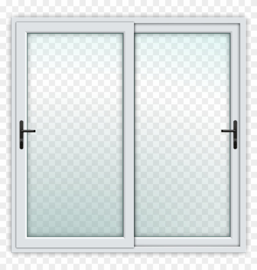 Spiker Sliding Door 60mm White 2 Track 2 Glass Panel Clipart #2531811