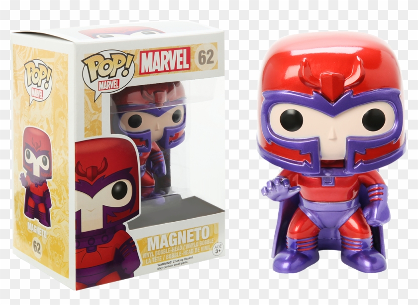 Magneto Metallic Pop Vinyl Figure - Funko Pop Magneto Hot Topic Clipart