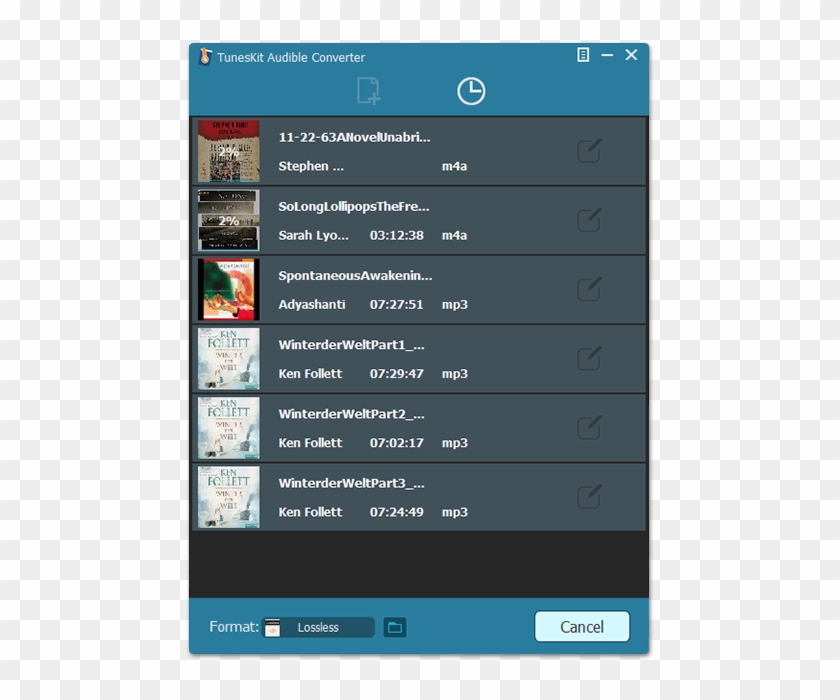 Convert Audible Books Win - Tunes Kit Aa Aax Converter Chapters Split Clipart