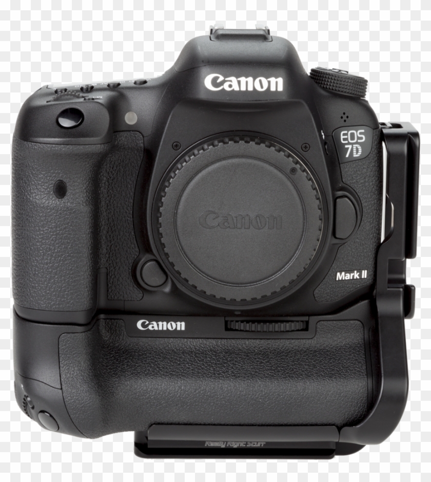 Bge16 Aluminum L Plate Attached To Canon Camera With - Battery Grip Canon 80d Clipart #2532140