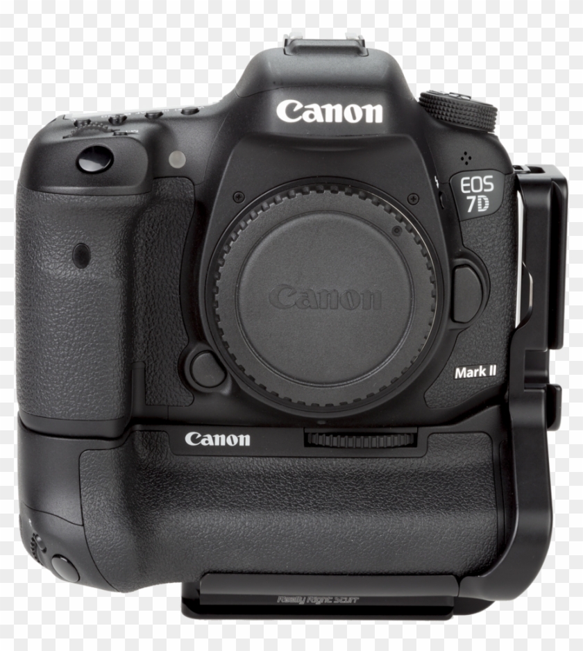 Bge16 Aluminum L Plate Attached To Canon Camera With - Battery Grip Canon 80d Clipart