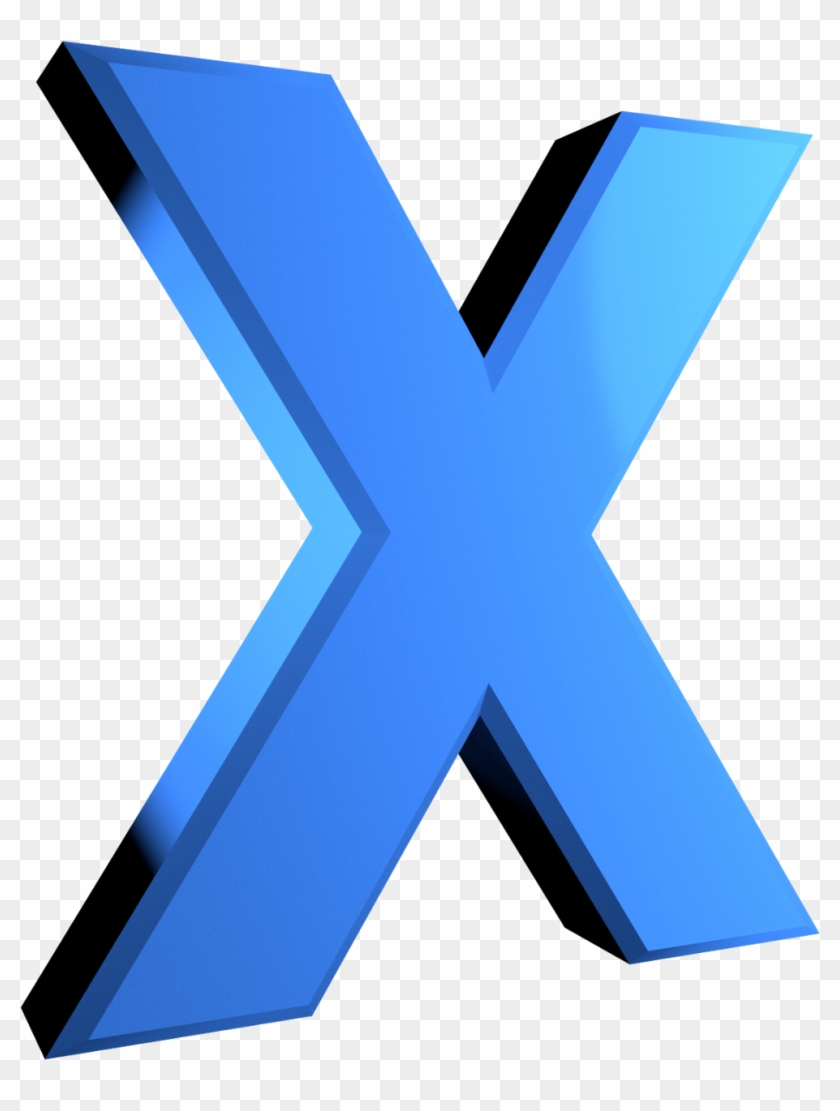 3d Alphabet A To Z Letters Png - Cross Clipart