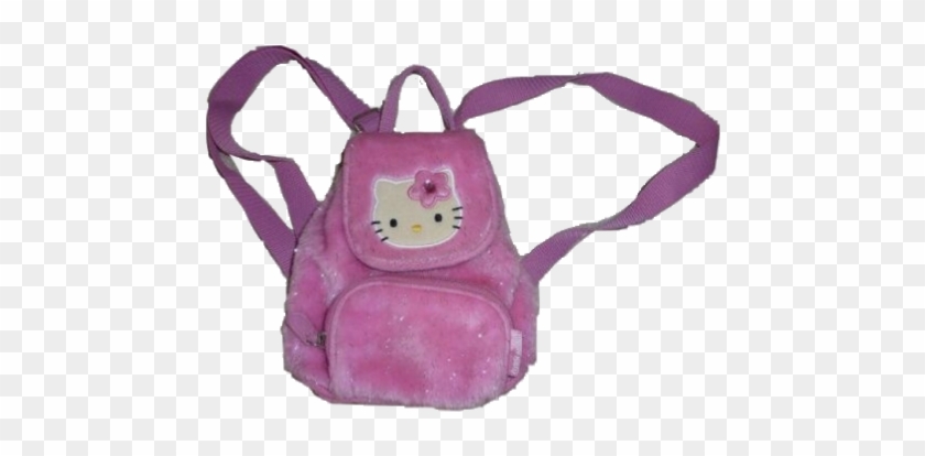 #moodboard #nichememe #polyvore #png #bag #pink #hellokitty - Vintage Hello Kitty Backpack Pink Clipart #2533415