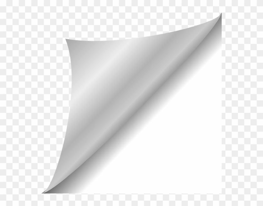 Rb Page Curl - Monochrome Clipart