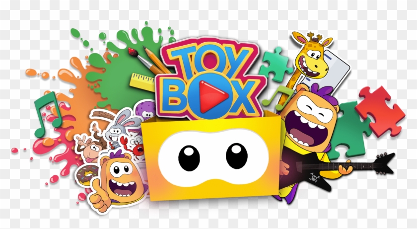 Toy Box Transparent Overlay V2 , Png Download - Cartoon Clipart