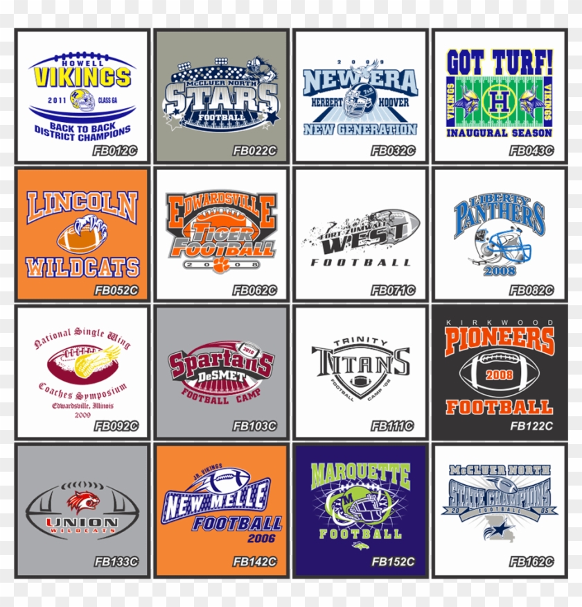 Football Jersey Logos Clipart