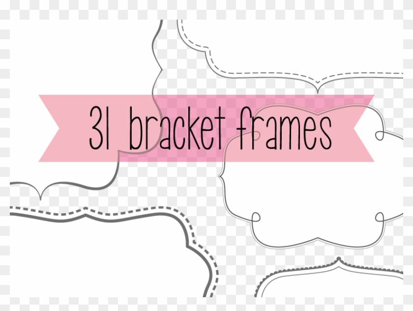 Bracket Frames {set 1} Clipart