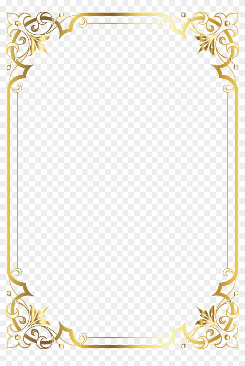 Borders And Frames - Transparent Transparent Background Border Png Clipart