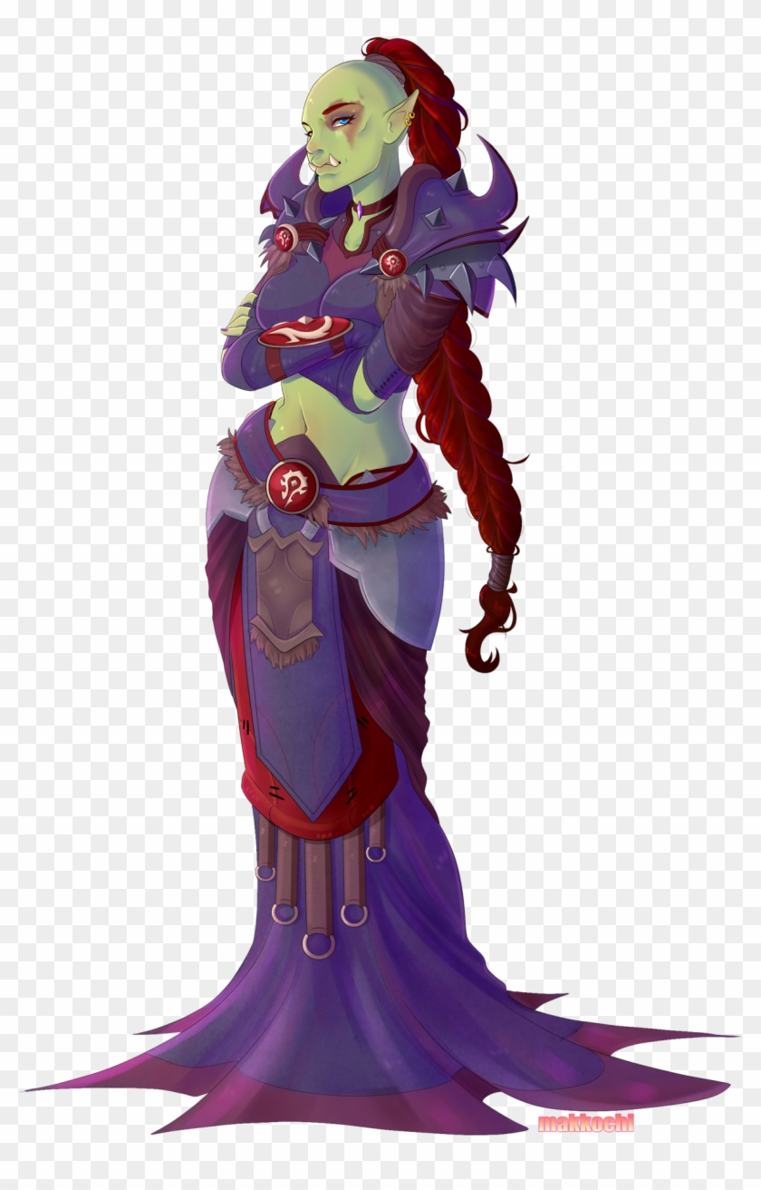 Orc Warlock , Png Download - Orc Queen Clipart #2535664