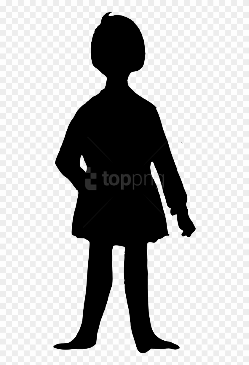Free Png Girl Silhouette Png Images Transparent - Girl Png Cartoon Silhouette Clipart #2535867