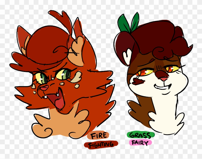 Shy Clipart Alone - Squirrelflight And Leafpool - Png Download #2535963