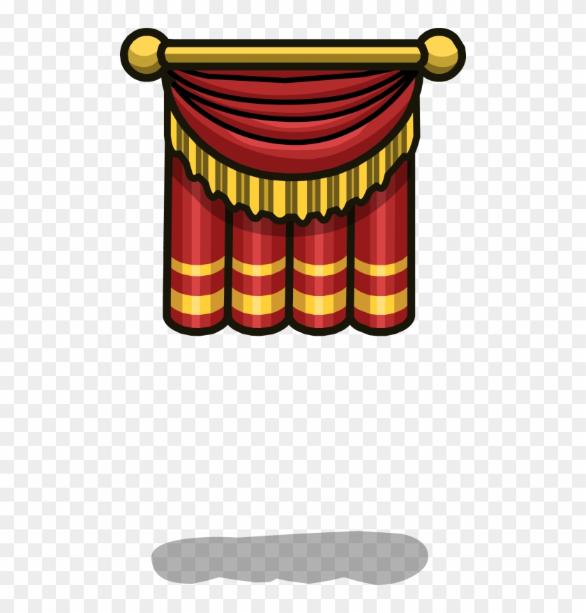 Pin Stage Curtain Clipart - Stage Curtain Sprite - Png Download #2536005