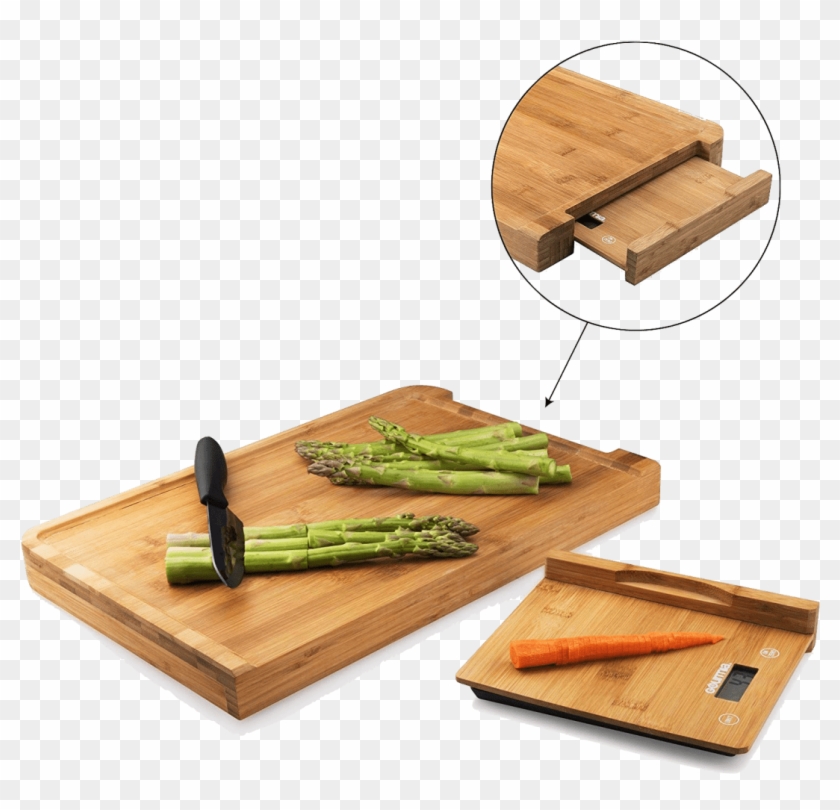 Cutting Board With Scale Clipart
