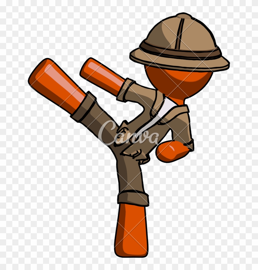 Explorer Drawing Safari Hunter Clipart #2536392