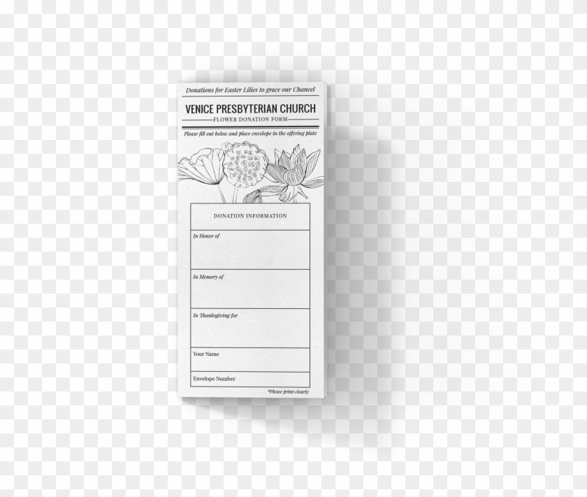 Easter Lily Donations In Honor Of Loved Ones Venice Clipart