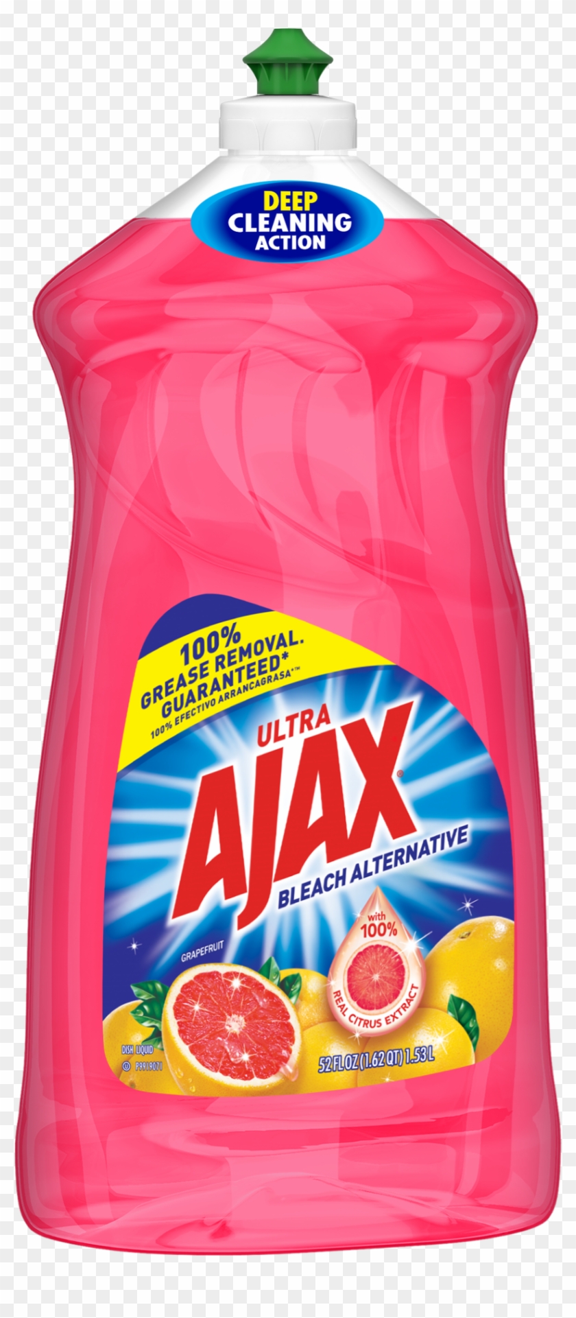 Ajax Ultra Triple Action Liquid Dish Soap, Grapefruit - Ultra Ajax Clipart #2536890