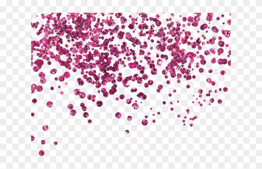 Confetti Clipart Light - Transparent Pink Glitter Png #2537505
