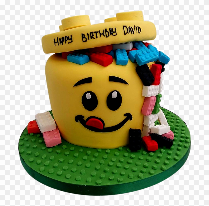 Lego Cake Png - Lego Birthday Cake David Clipart