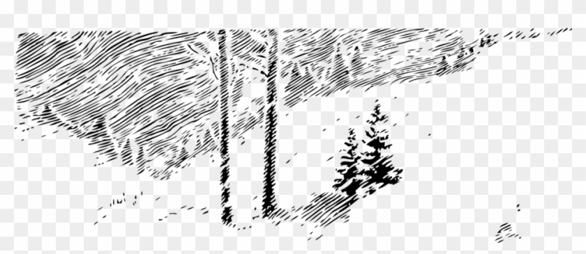 Snowy Trees - Winter Trees Clip Art - Png Download