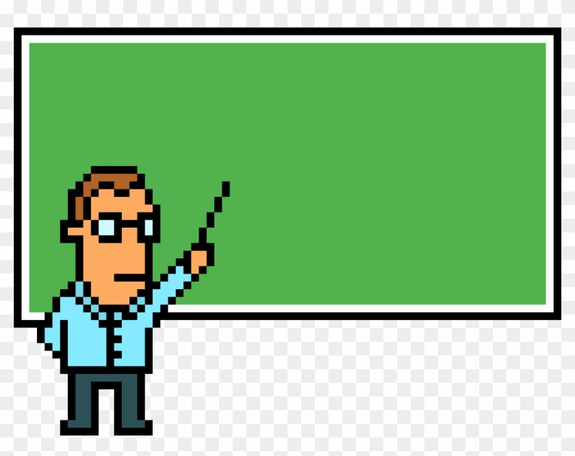 Profesor Pixel Art - Professor Pixel Art Png Clipart