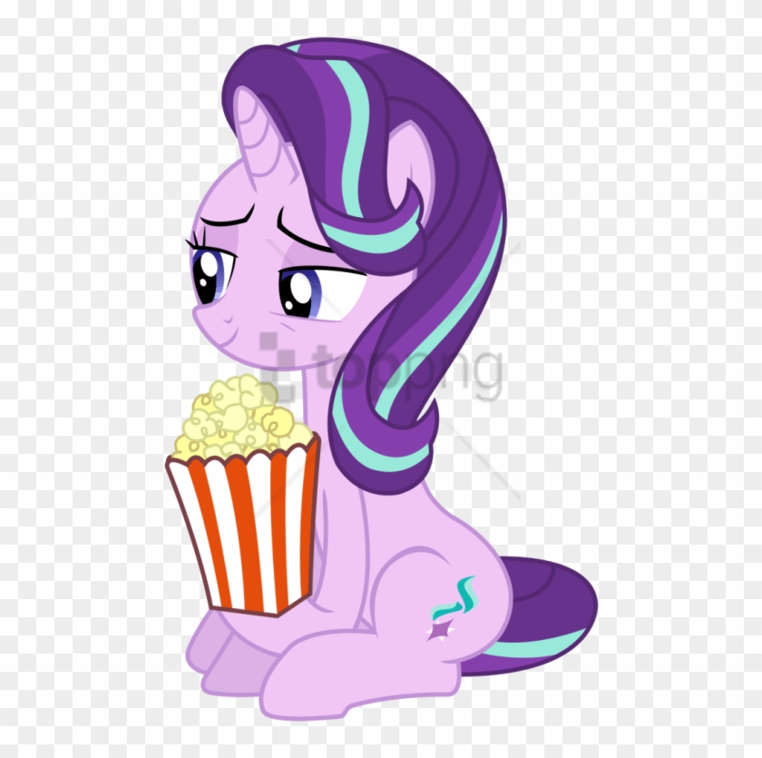 Free Png Starlight Glimmer Popcorn Png Image With Transparent - Starlight Glimmer Eating Popcorn Clipart #2538722