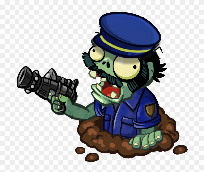 Cop Zombie - Drawing Clipart #2538783