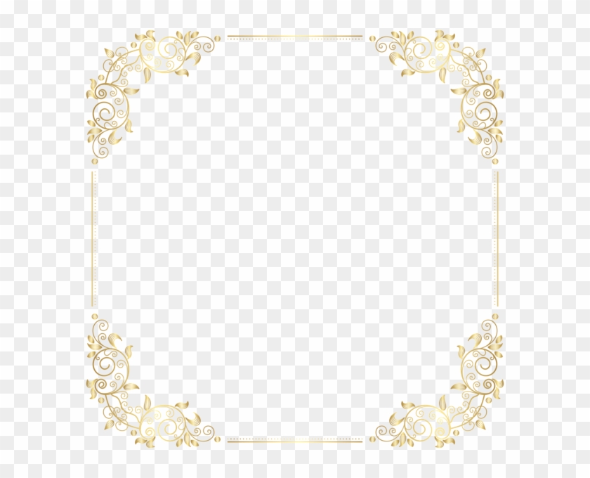Deco Border Frame Png Clip Art - Art Deco Frame Png Transparent Png