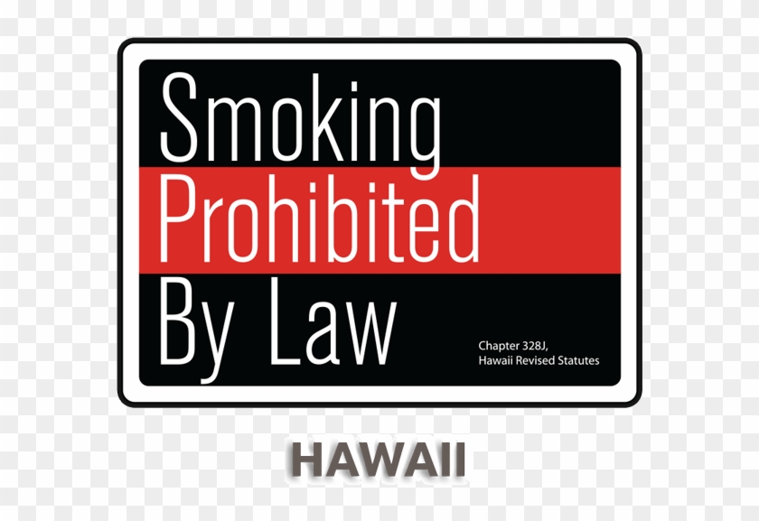 Hawaii No Smoking Sign - Graphics Clipart #2538915