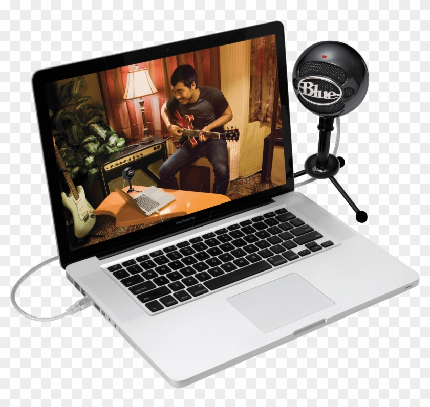 Gloss Black Snowball Usb Microphone Blue Microphones - Blue Snowball Usb Microphone Clipart