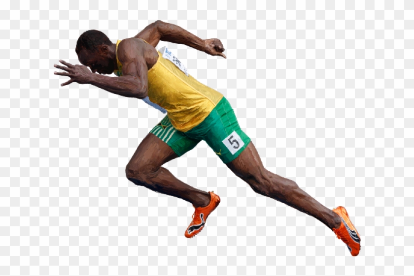 Usain Bolt Clipart Cartoon - Usain Bolt Transparent Background - Png Download