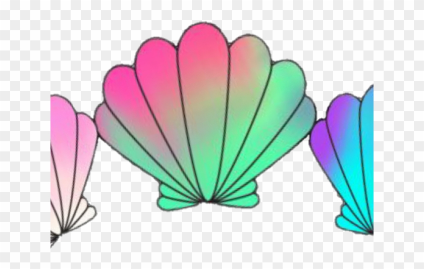 Mermaid Clipart Seashell - Transparent Background Mermaid Shell Clipart - Png Download