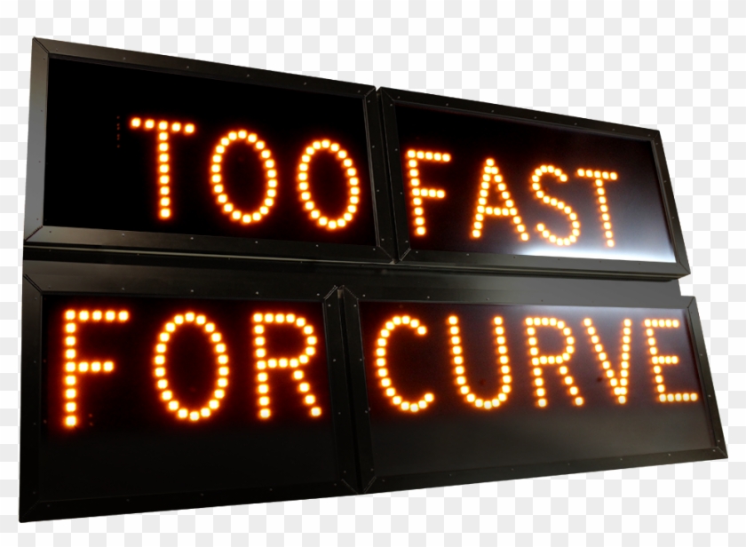 Led Customizable Road Sign - Led Road Traffic Signs Clipart #2540296