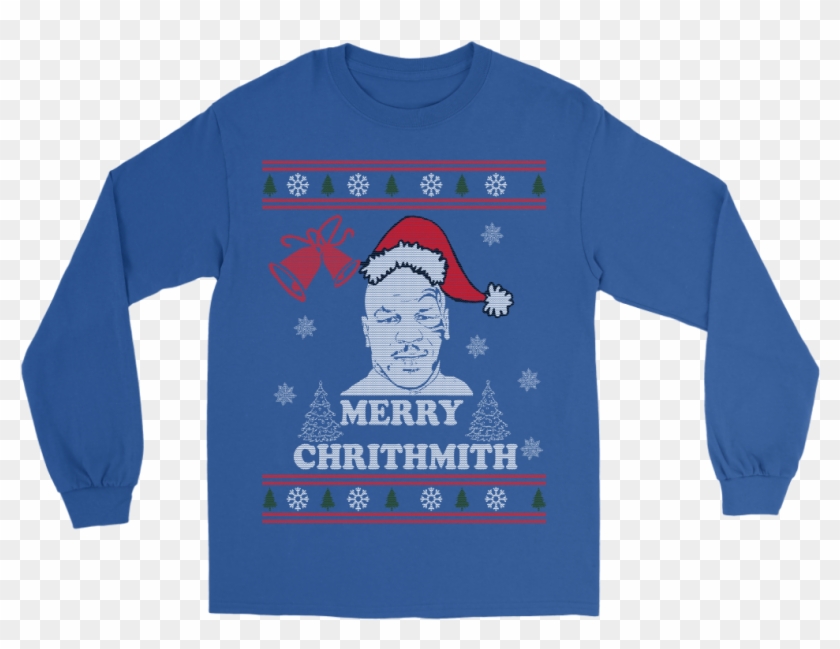 Funny Mike Tyson Unisex Christmas Long Sleeve Tee - Queen Shirt Don T Stop Me Now Clipart