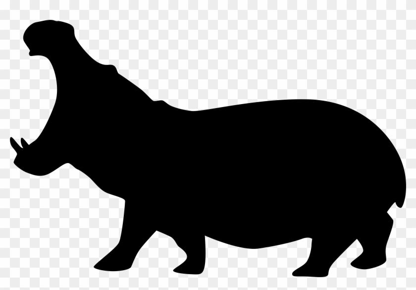 Turkey Silhouette Png Transparent Background - Hippo Silhouette Transparent Clipart #2540708