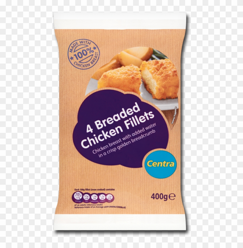 Centra Breaded Chicken Fillet 4's 400g - Centra Clipart