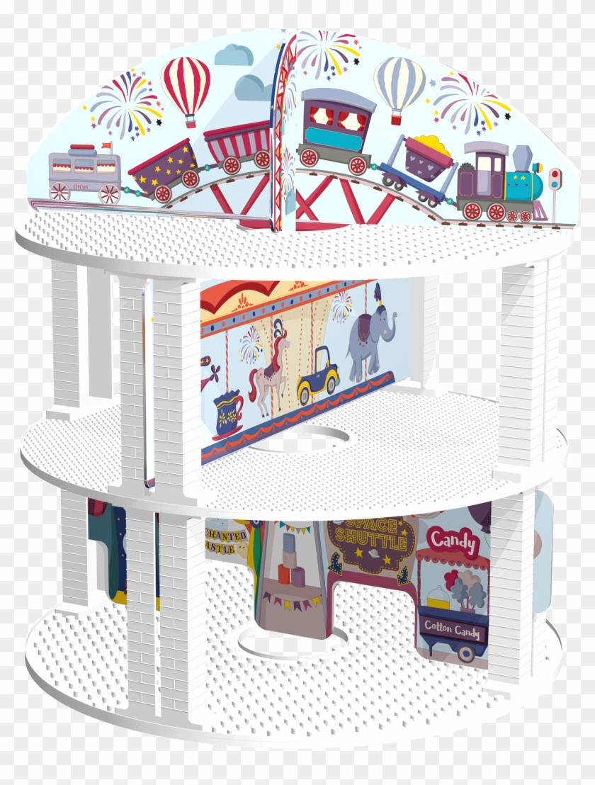 Lego Brick Tower Png - Child Carousel Clipart
