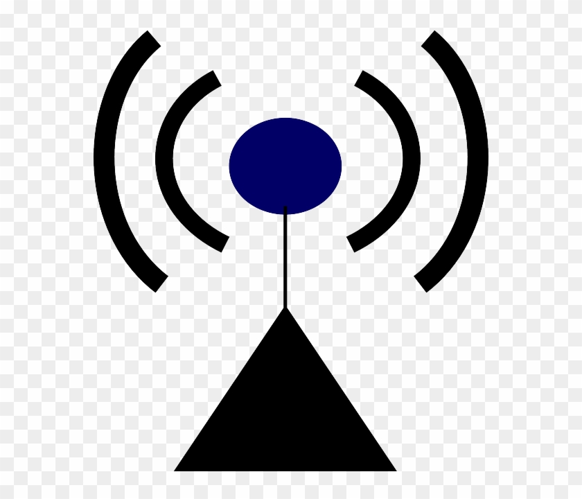 Wifi, Wlan, Computer, Wireless Lan, Wireless, Mobile - Access Point Icon Visio Clipart
