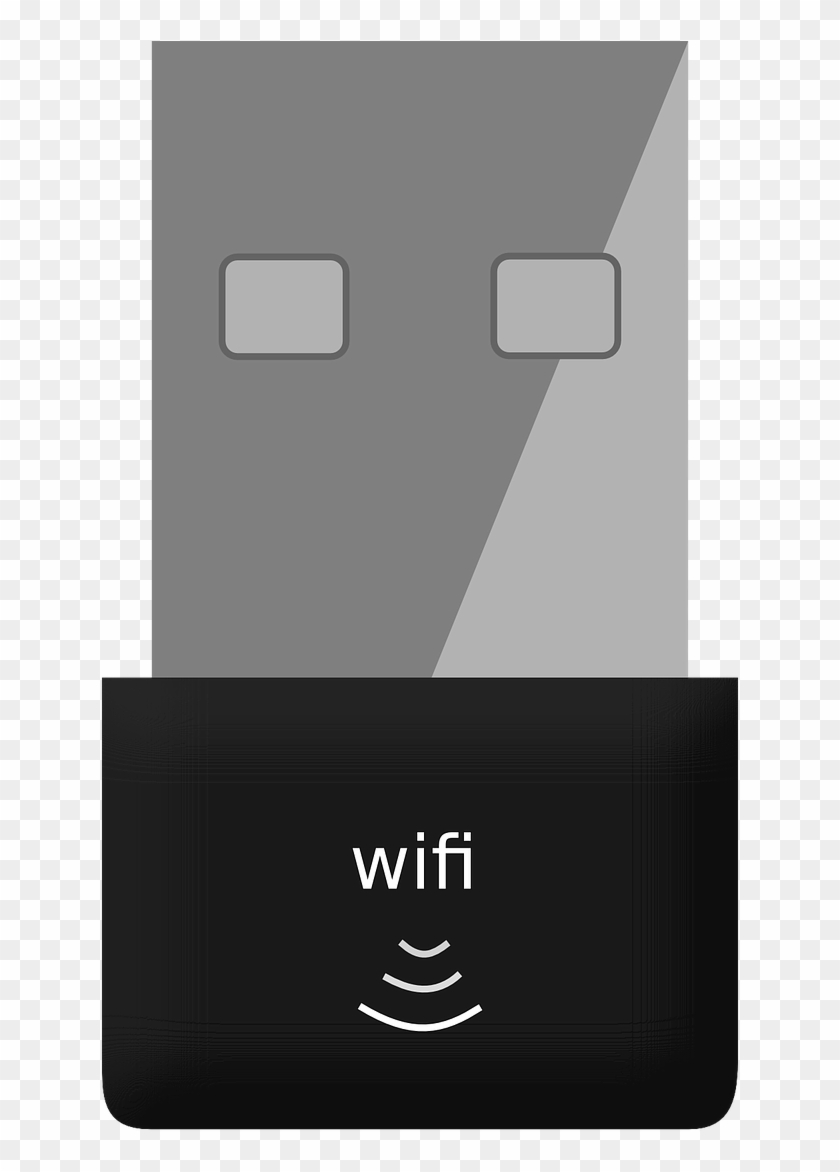 Wifi Dongle Usb Wireless Png Image - Illustration Clipart #2541454