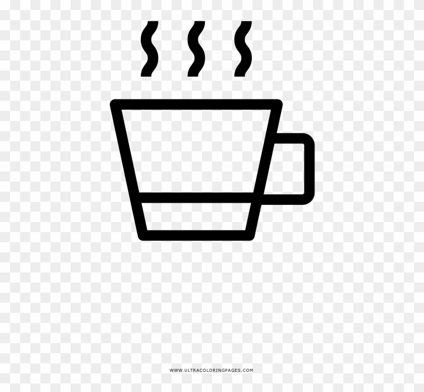 Coffee Cup Coloring Page Clipart #2541530
