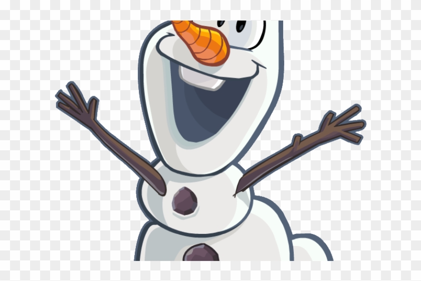 Santa Hat Clipart Snow Man - Olaf - Png Download #2541919