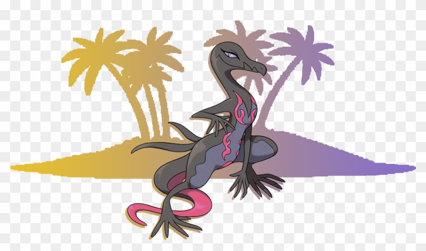 [ Img] - 05 - Salazzle - Pokémon Sun And Moon , - Alola Clipart