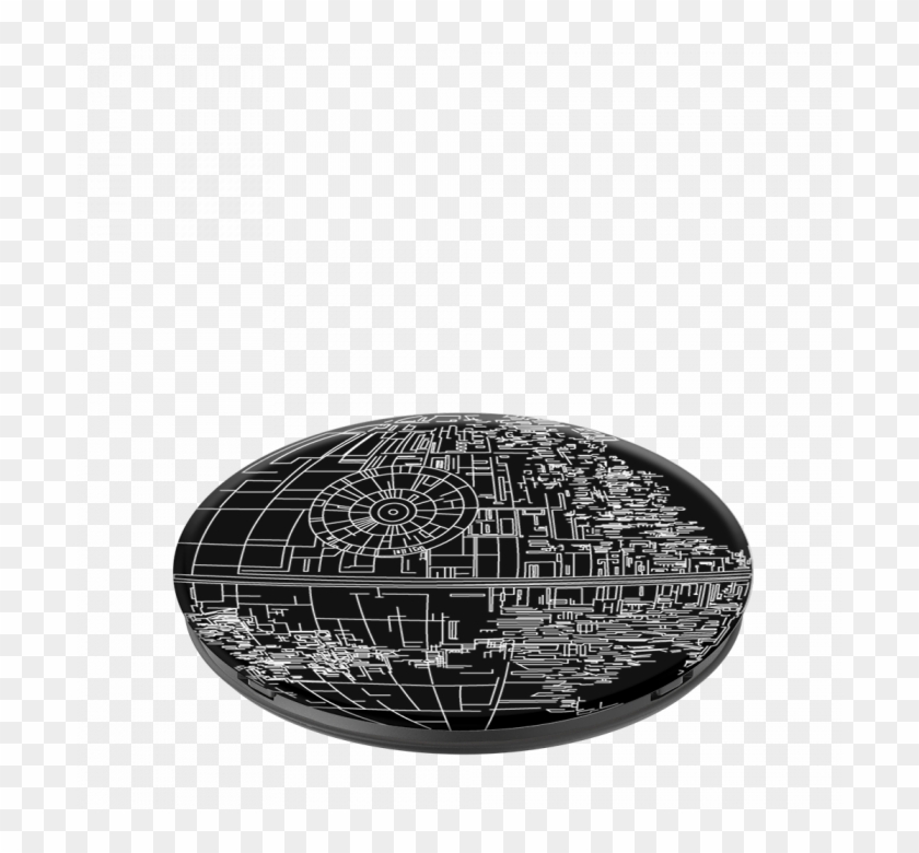 Pop Socket Aluminium Deathstar - Popsocket Aluminum Death Star Clipart