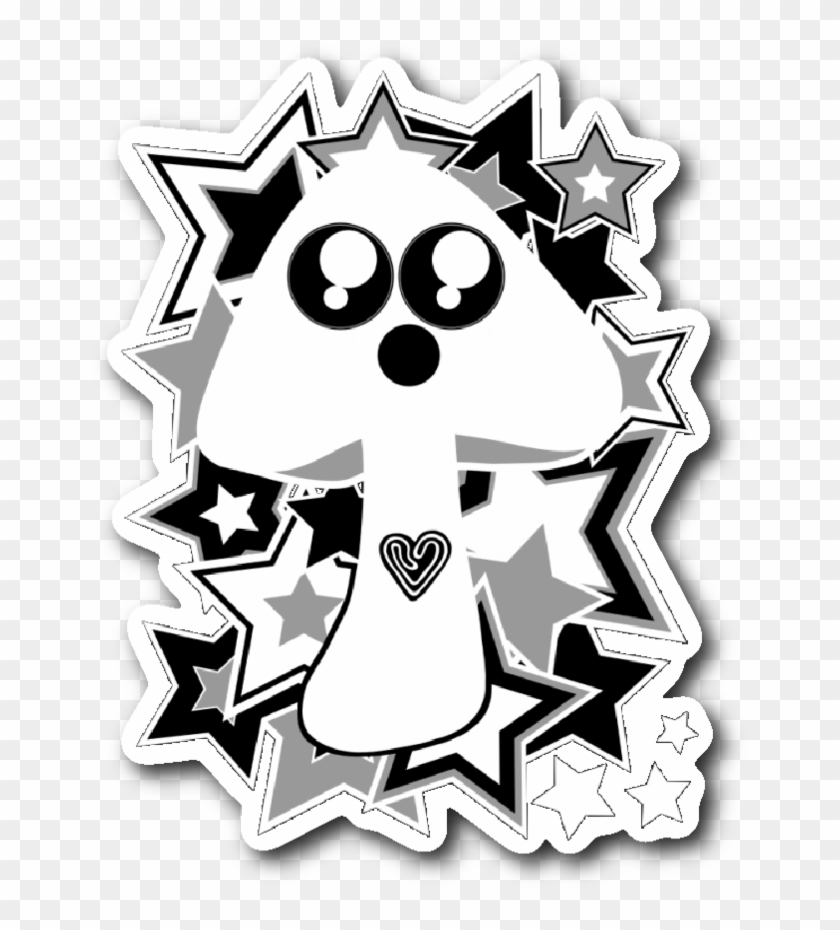 Muh Shroom Sticker Clipart #2543255