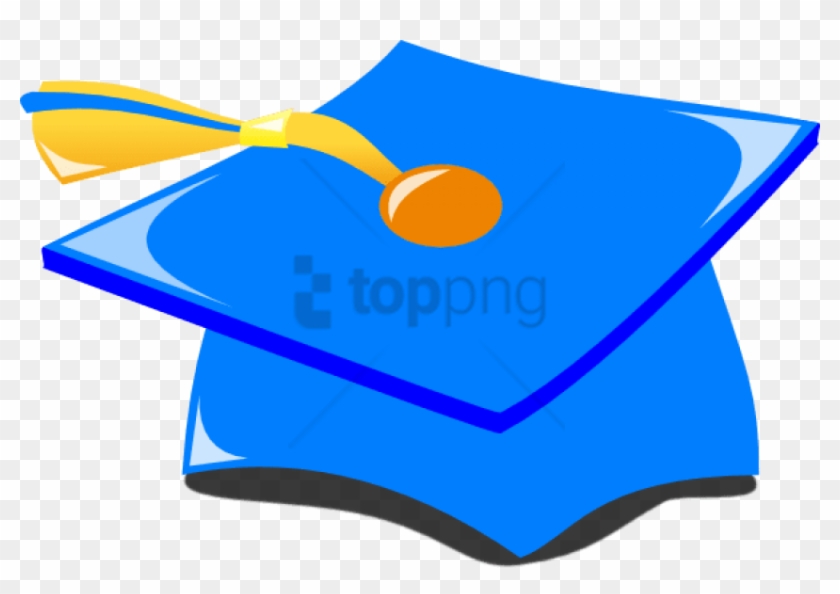 Free Png Gold Graduation Cap Png Png Images Transparent - Graduation Cap Blue And Gold Clipart #2543358