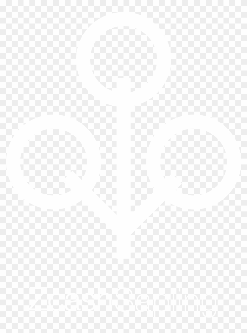 White Zcash Sapling Vertical Logo - Crest Clipart #2543481