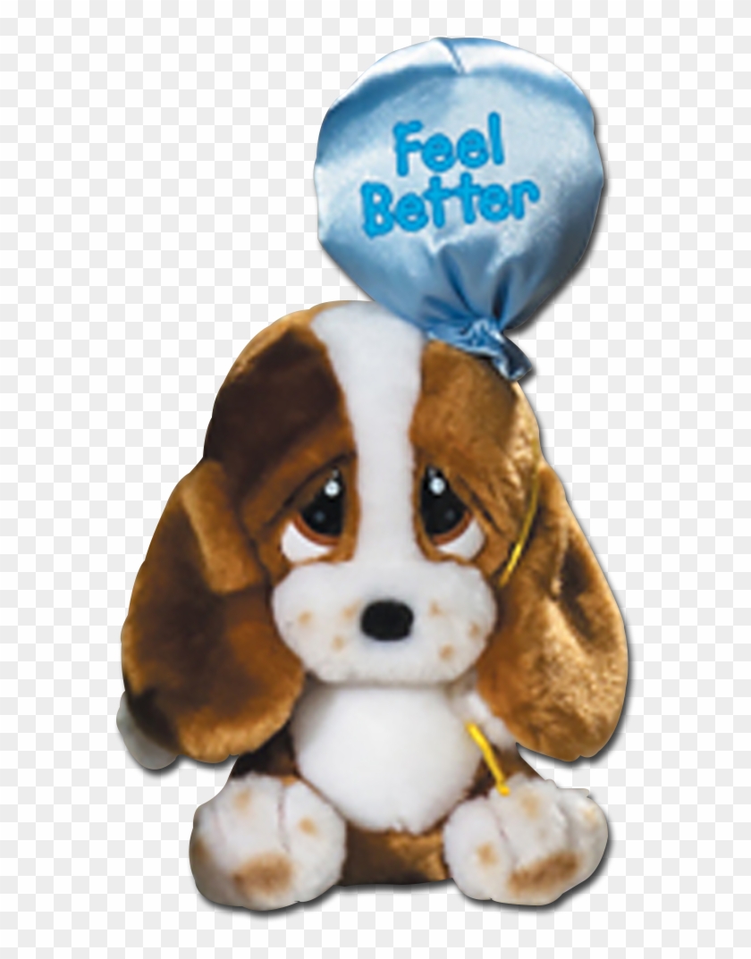 Feel Better Plush Sad Sam Basset Hound Stuffed Animal - Hope Your Tummy Feels Better Clipart #2543612