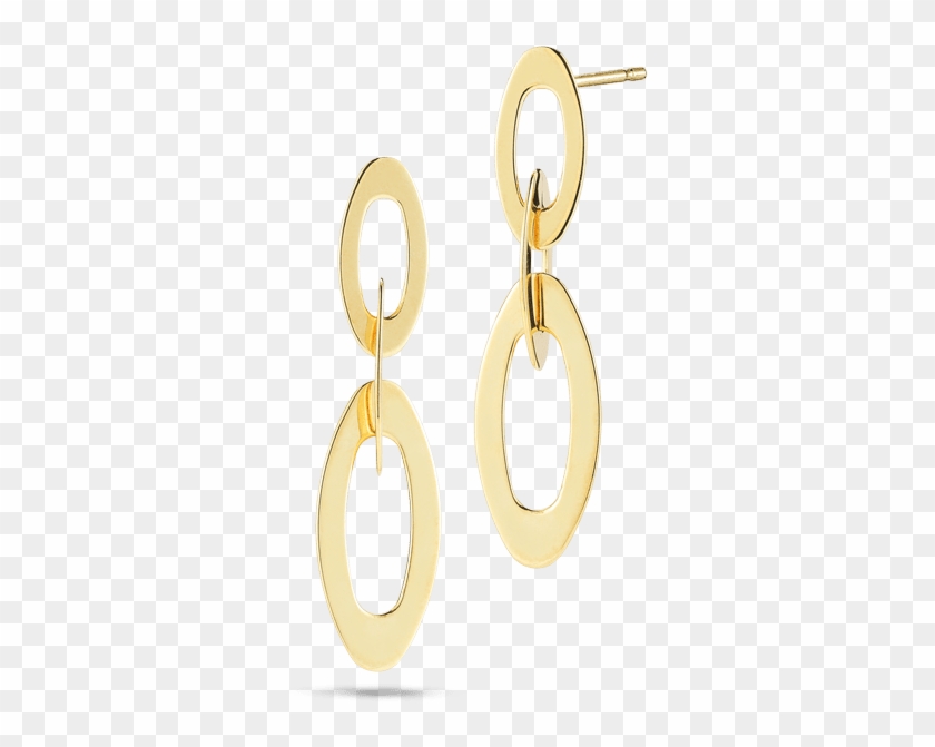 Roberto Coin Designer Gold 18k Yellow Gold Chic - Earrings Clipart #2544347