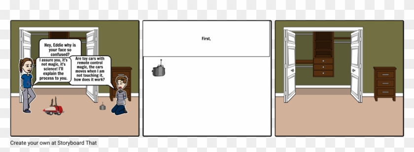 Confused Little Brother - Once I Was Seven Years Old Clipart