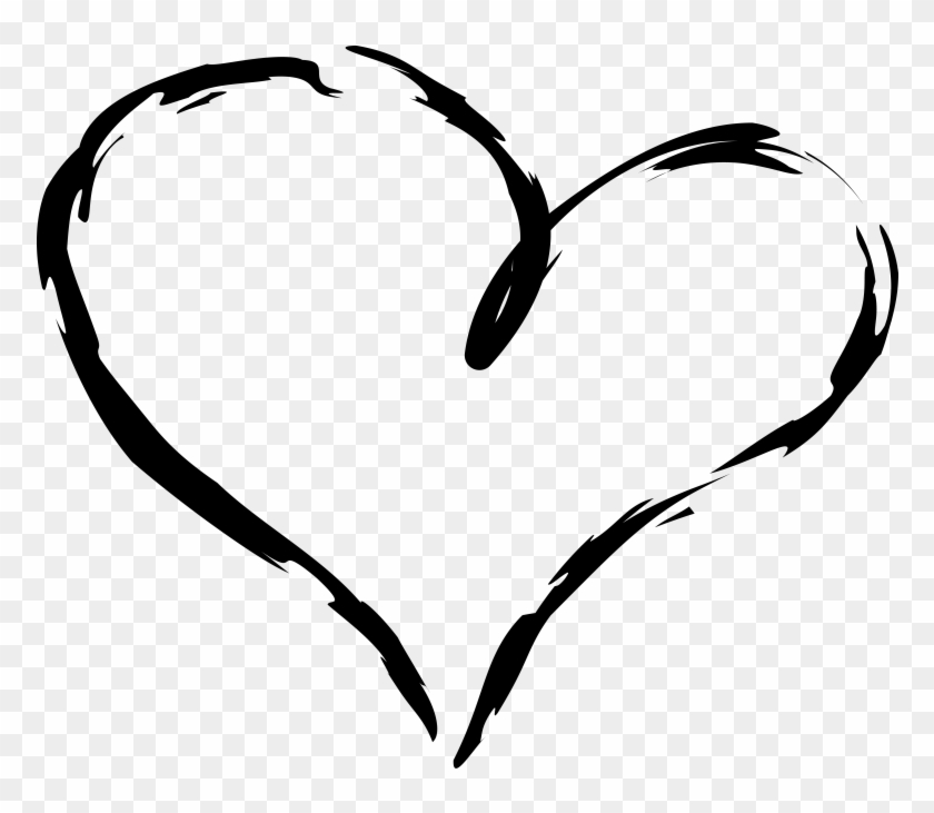 Hand Drawn Heart Heart Clipart Pikpng